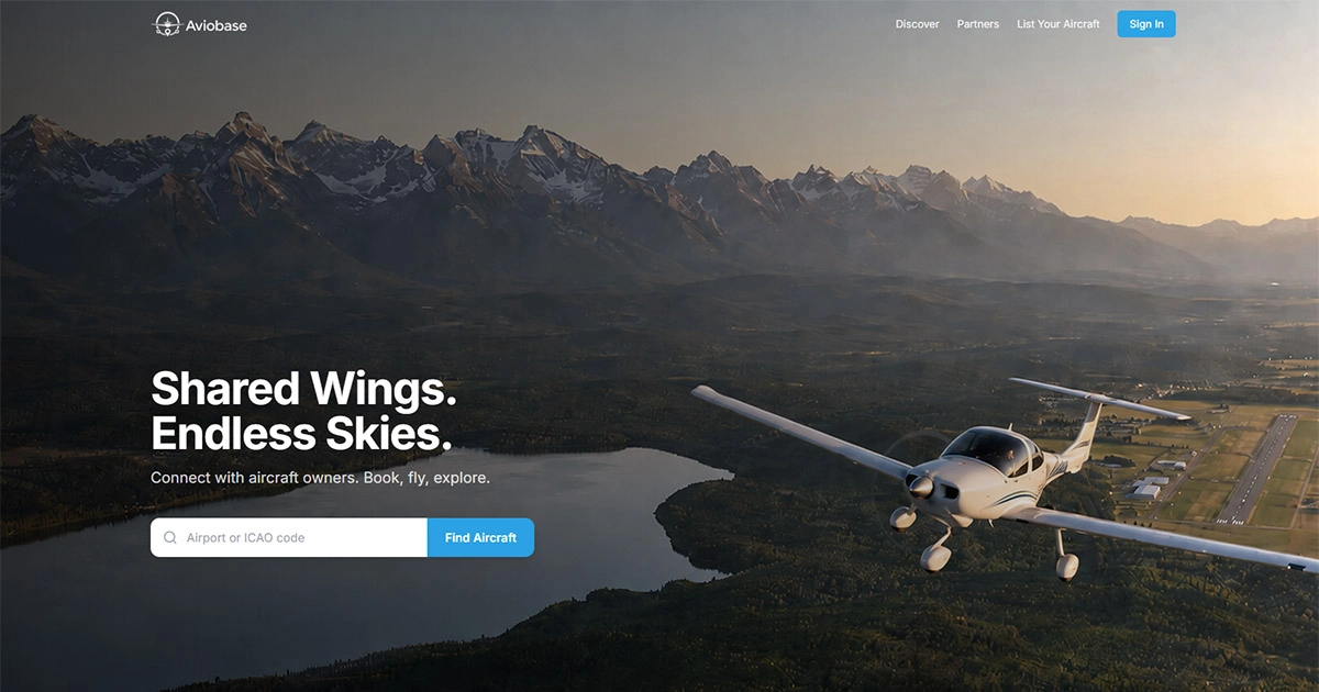 Aviobase aircraft search interface
